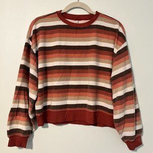 Women's Z Supply Cropped Striped Sweater